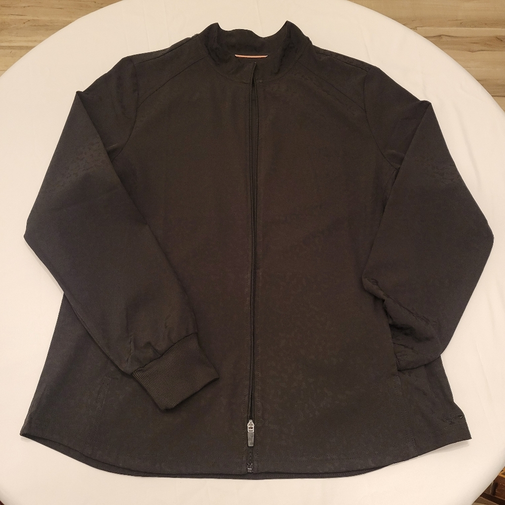 Ava Theresa Scrub Jacket|NWOT|Women's Large|Black